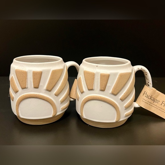 Stoneware Other - Stoneware set of 2 Mugs, Sunrise